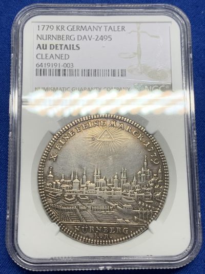 5.4专场 - 德国1779年纽伦堡景观泰勒大银币