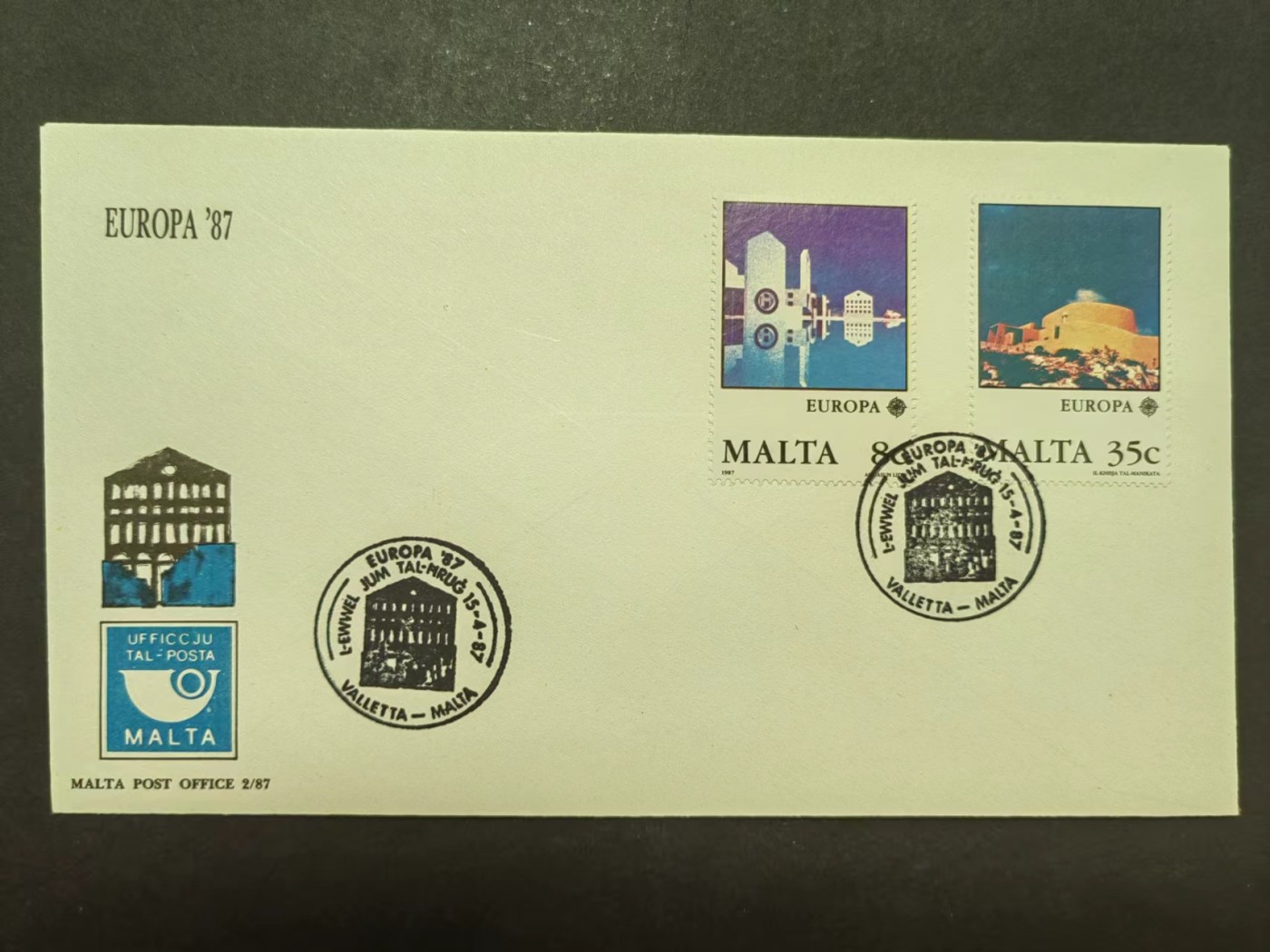 马耳他共和国邮品✌（拍卖专场）精品🔥专场 第62场 马耳他1987年 现代建筑