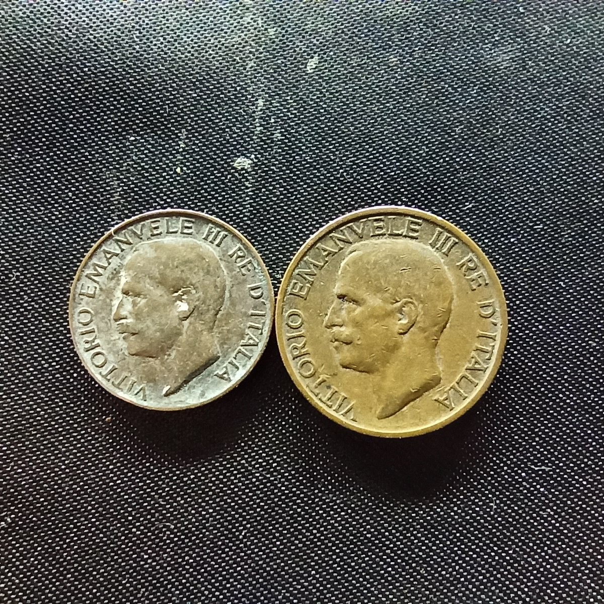 邮泉阁限时拍卖第四场 意大利硬币专场 意大利王国1921年5分10分2枚