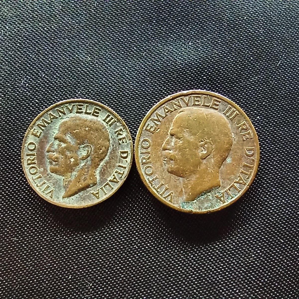 邮泉阁限时拍卖第四场 意大利硬币专场 意大利王国1936年5分10分2枚