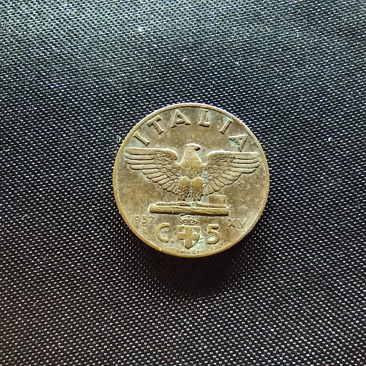 邮泉阁限时拍卖第四场 意大利硬币专场 意大利王国1937年5分