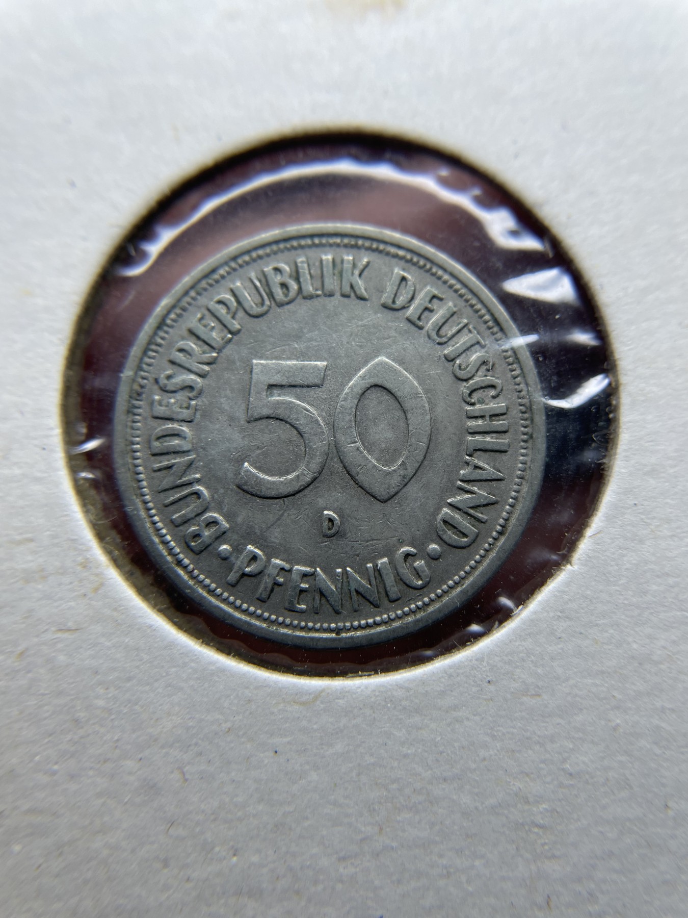 2024年集古藏今外币拍卖第五期-第5场—（总第45拍） 1950年德国50芬尼