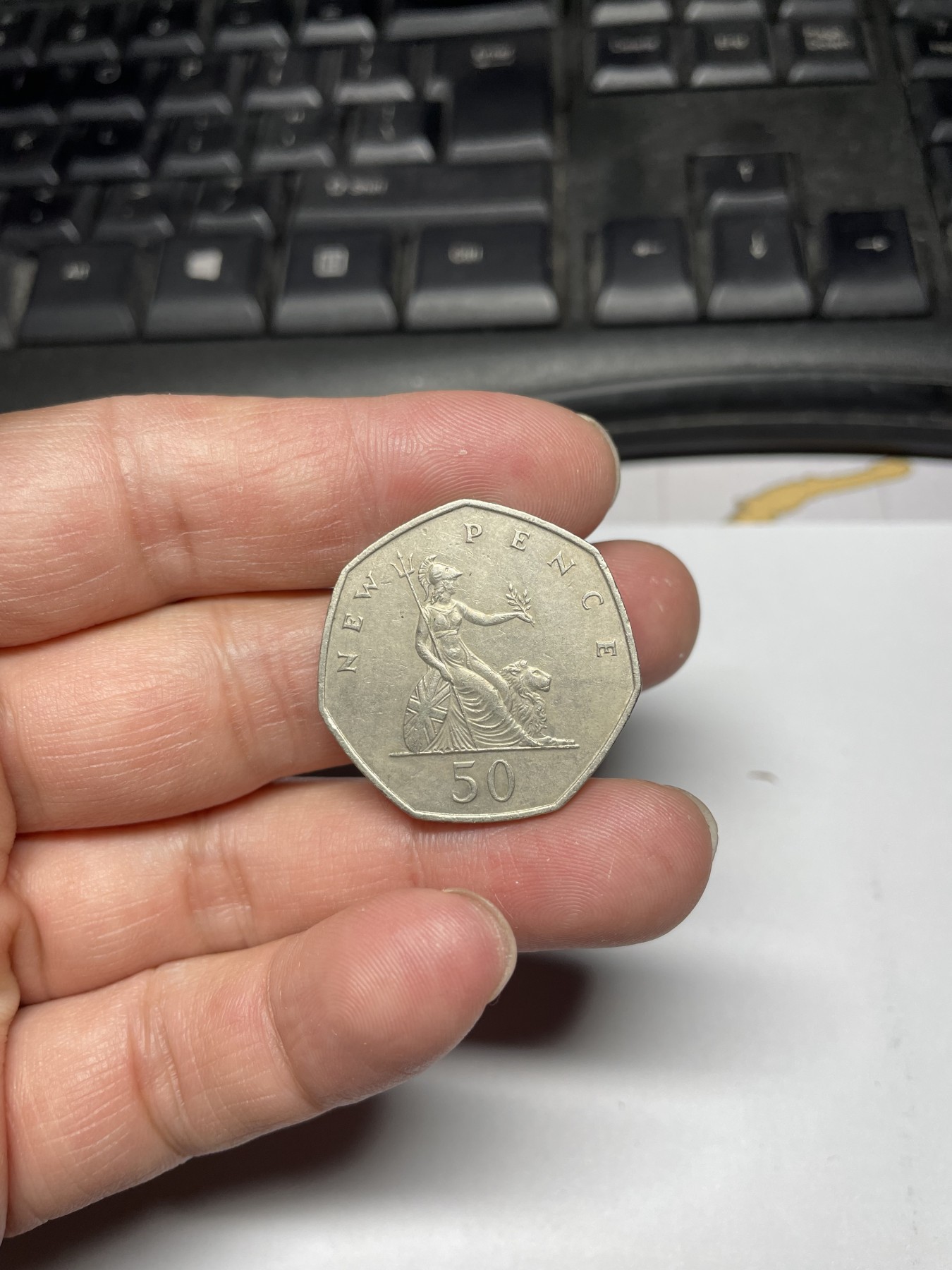 2024年集古藏今外币拍卖第五期-第5场—（总第45拍） 1969年英国50便士