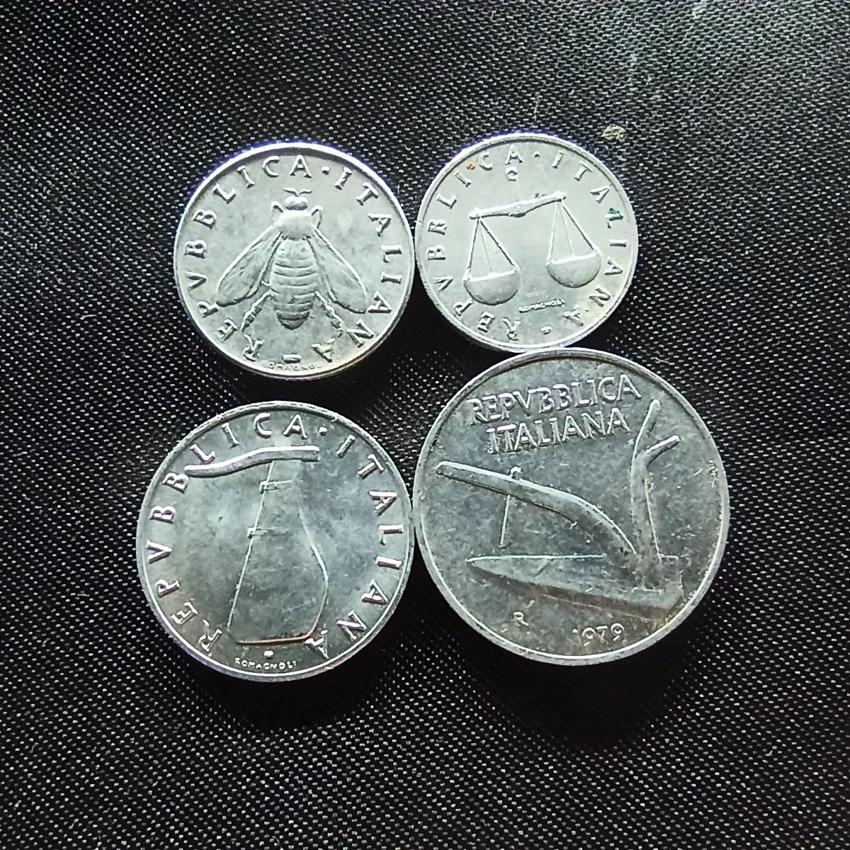 邮泉阁限时拍卖第四场 意大利硬币专场 意大利铝币4枚