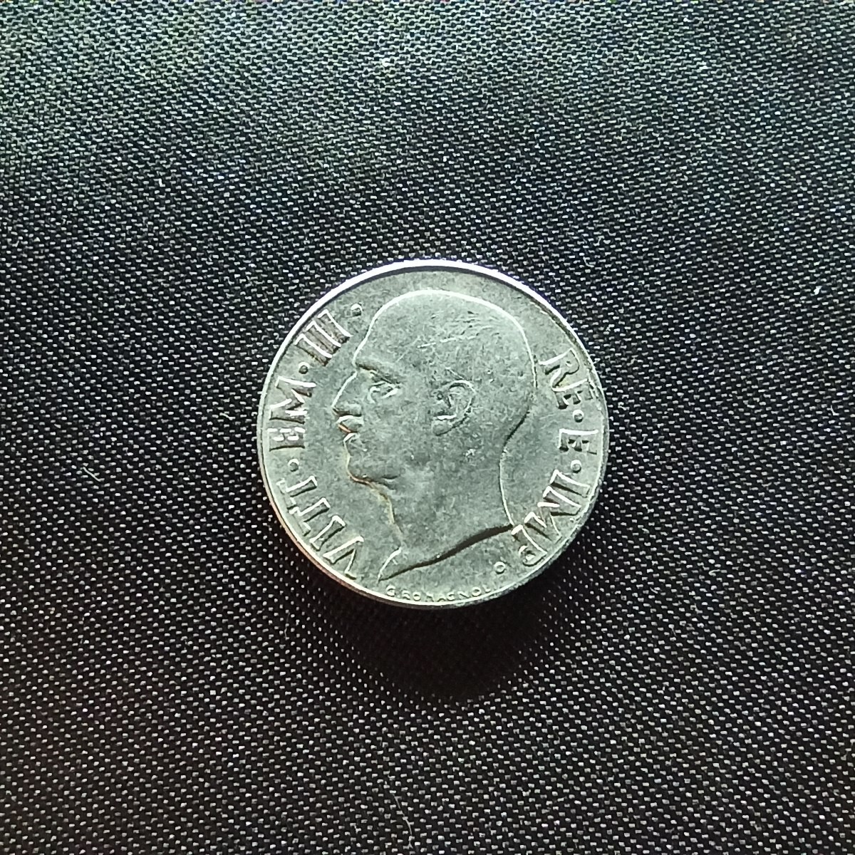 邮泉阁限时拍卖第四场 意大利硬币专场 二战意大利1941年20分有磁