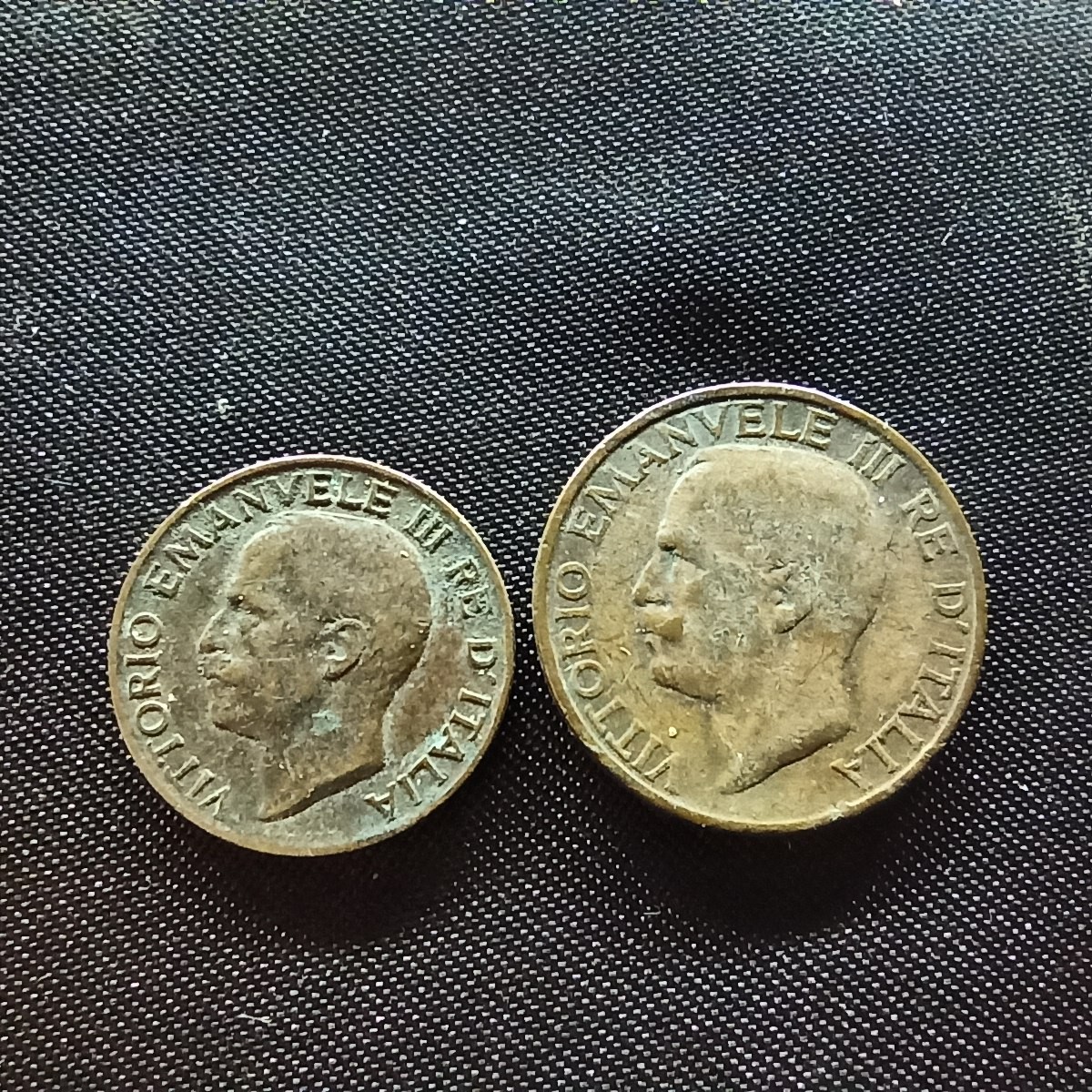 邮泉阁限时拍卖第四场 意大利硬币专场 意大利王国1935年5分10分2枚