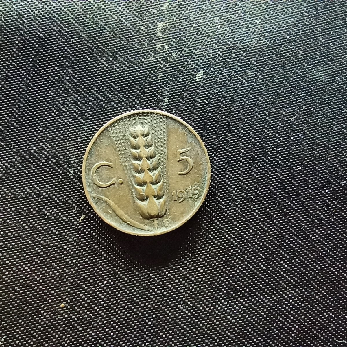 邮泉阁限时拍卖第四场 意大利硬币专场 意大利王国1919年5分