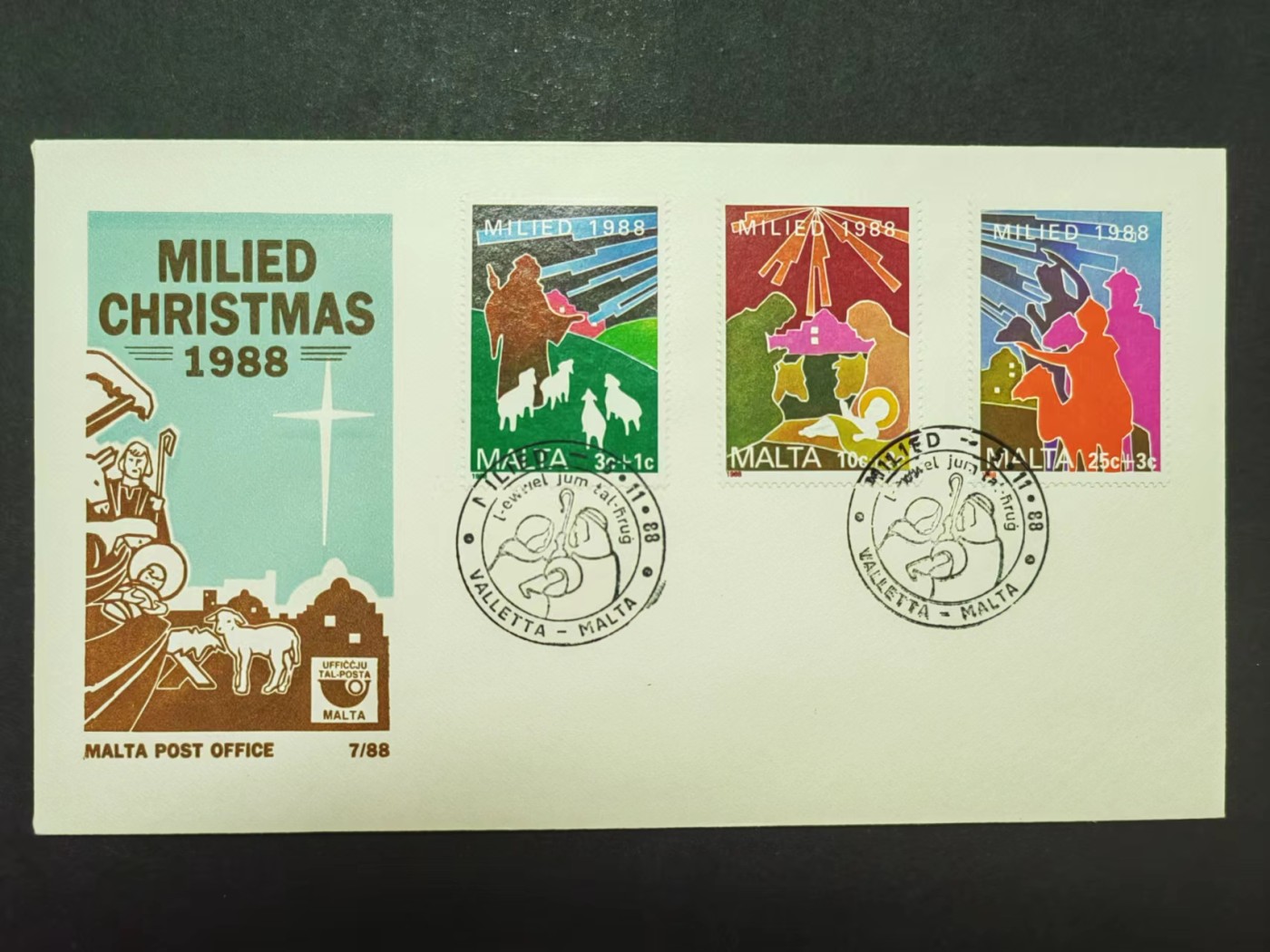马耳他共和国邮品✌（拍卖专场）精品🔥专场 第62场 马耳他1988年 儿童福利附捐