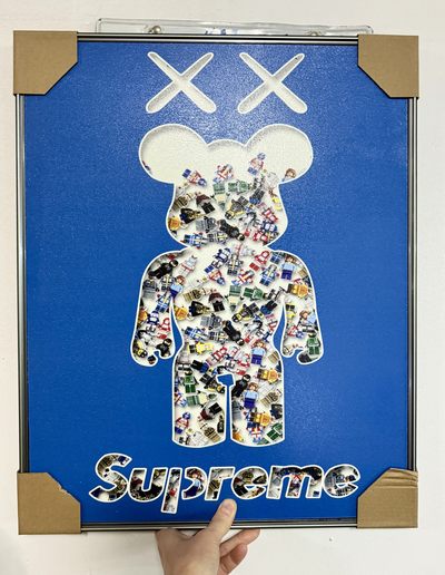零元拍：釉裂喷砂质感机理潮流装饰画，含精美画框。 - 零元拍：釉裂喷砂质感机理潮流装饰画，含精美画框。