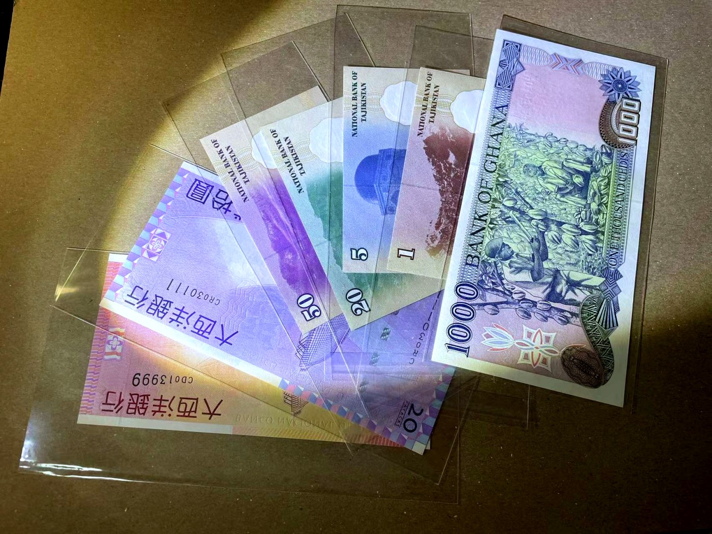 【Blue Auction】✨世界纸币精拍第466期【精】 【一组7张 含多张豹子号】多国纸币一组 全新UNC