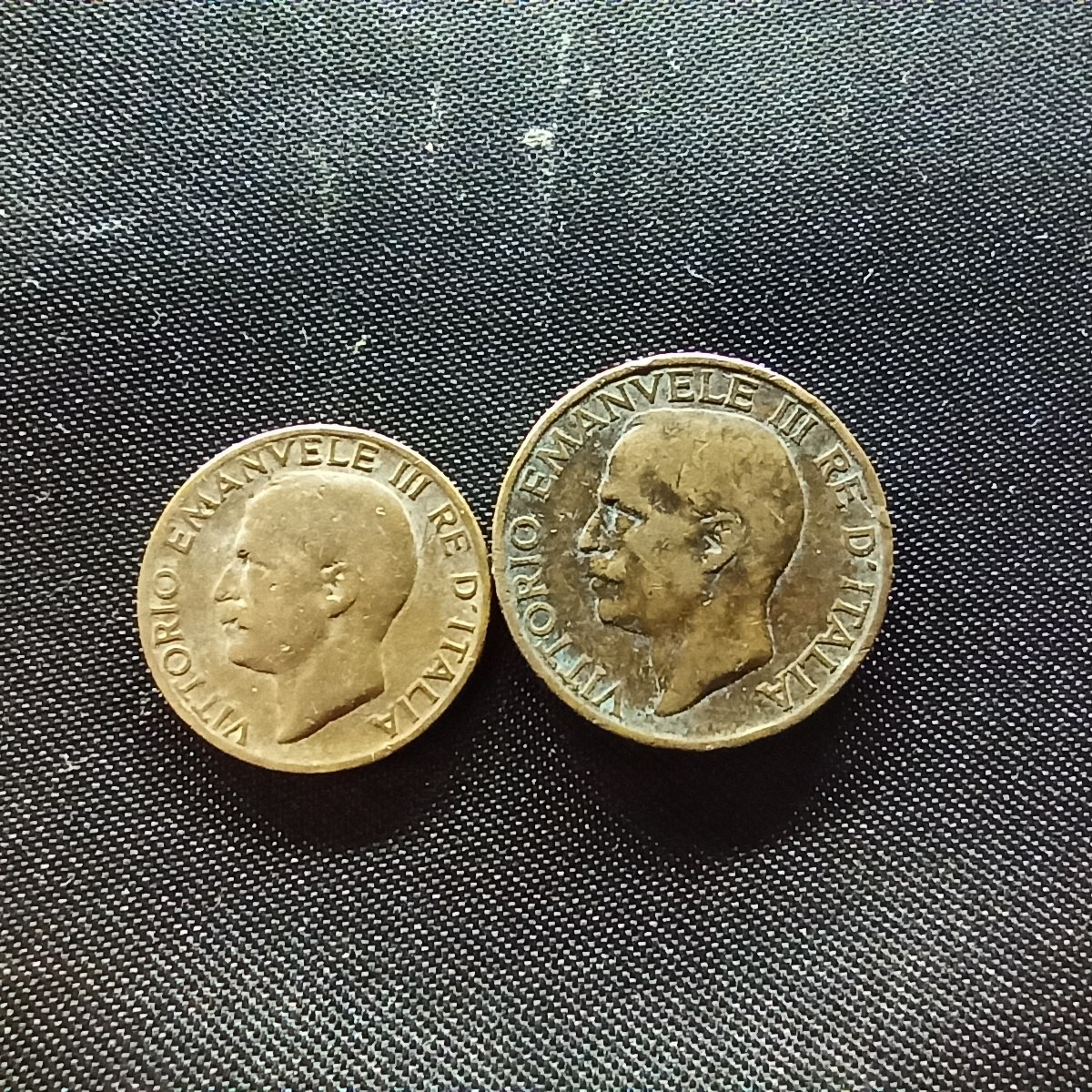 邮泉阁限时拍卖第四场 意大利硬币专场 意大利王国1924年5分10分2枚