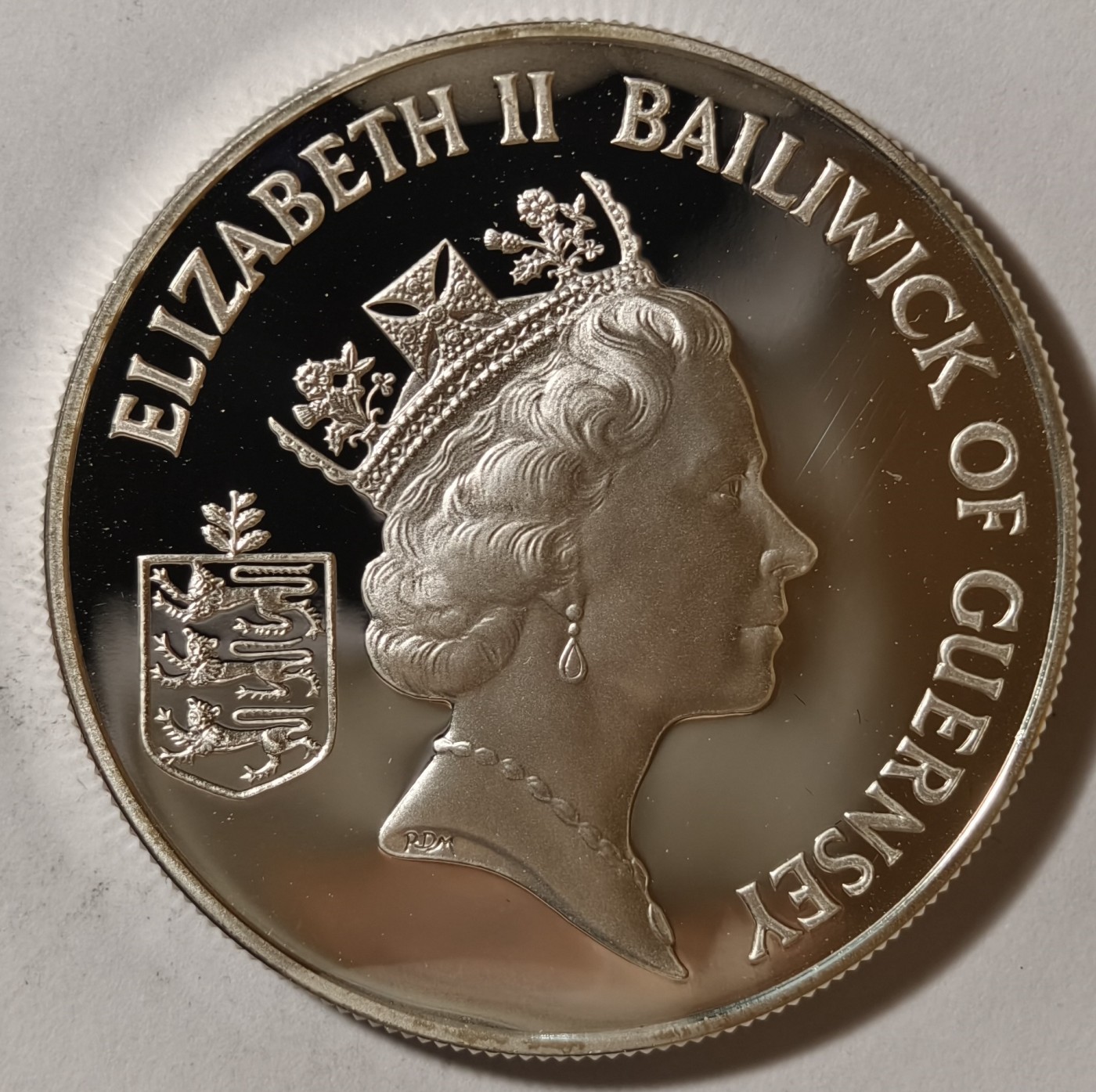 紫瑗钱币——第342期拍卖 格恩济 1994年 诺曼底登陆50周年 2磅 28.28克 0.925银 精制