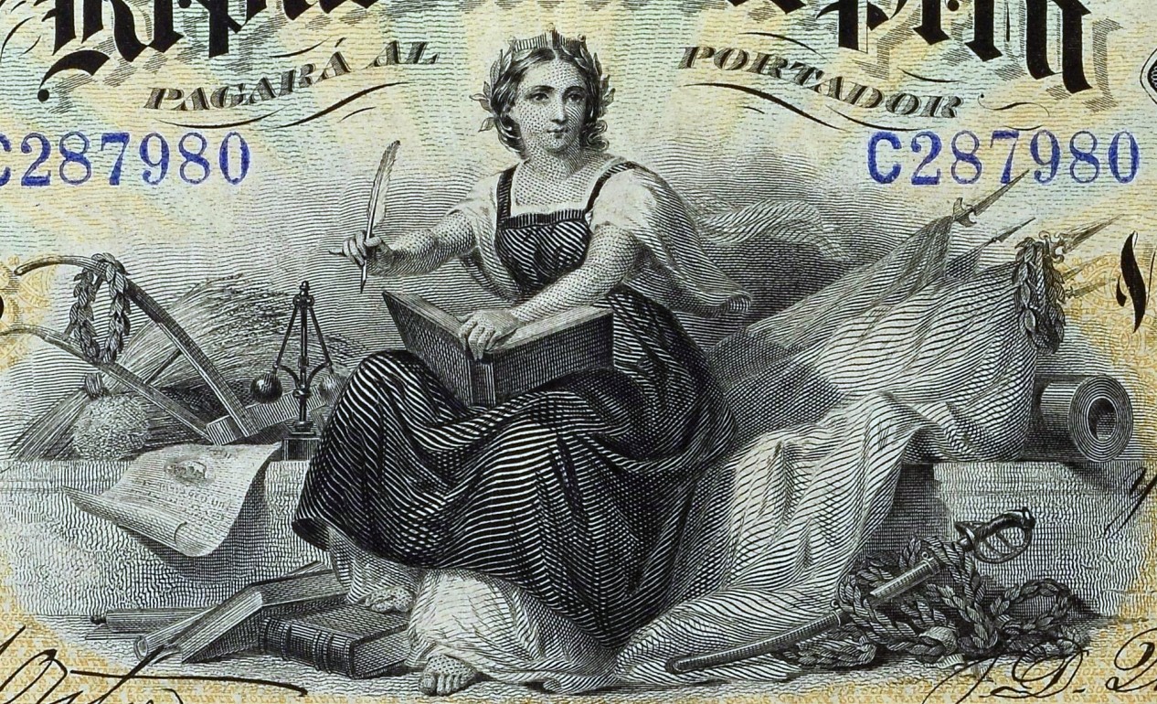 【Blue Auction】✨世界纸币精拍第466期【精】 【百年风云 早期p7a少见】秘鲁 1879年20索尔 ABNC出品 主图完整雕刻精美 PMG40 实钞精美 