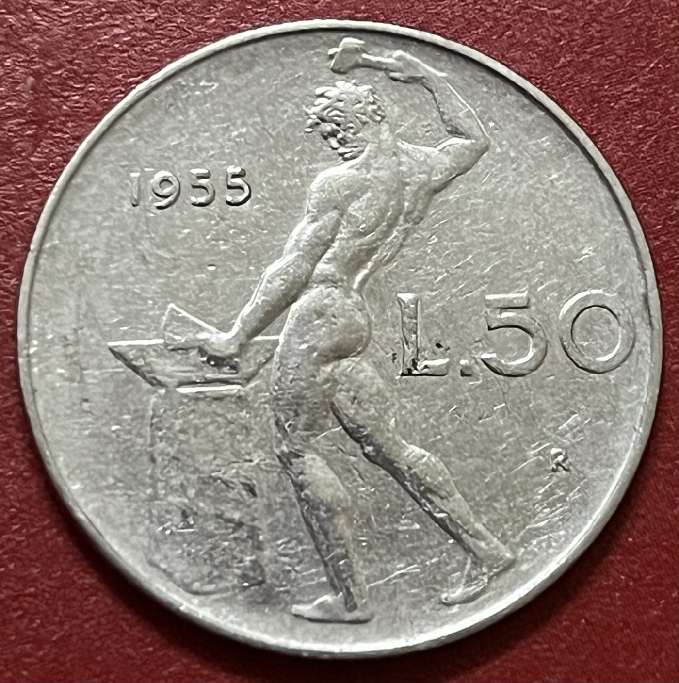 神仙姐姐散币好品专场第三十四期（无佣金满邮自动发出 1955年意大利50里拉