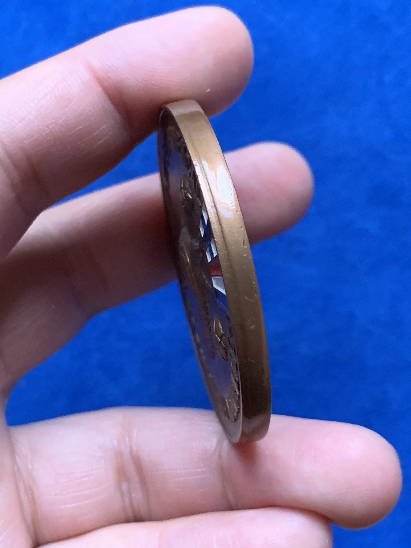 《竞宝斋》第262场-周日，周一，周二 3场连拍 (全场包邮) 法国滚球联合会铜章 64.48克 50.2mm