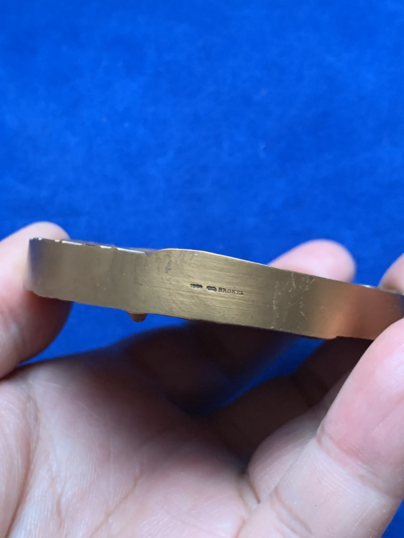 《竞宝斋》第262场-周日，周一，周二 3场连拍 (全场包邮) 法国巴黎贝西综合体育宫铜章 大规格 72mm 265.14克 丰饶角银标 超级厚可以砸核桃