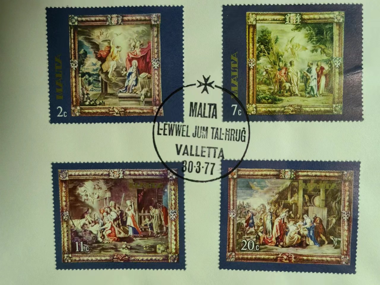 马耳他共和国邮品✌（拍卖专场）精品🔥专场 第62场 马耳他 1978年 鲁本斯绘画艺术