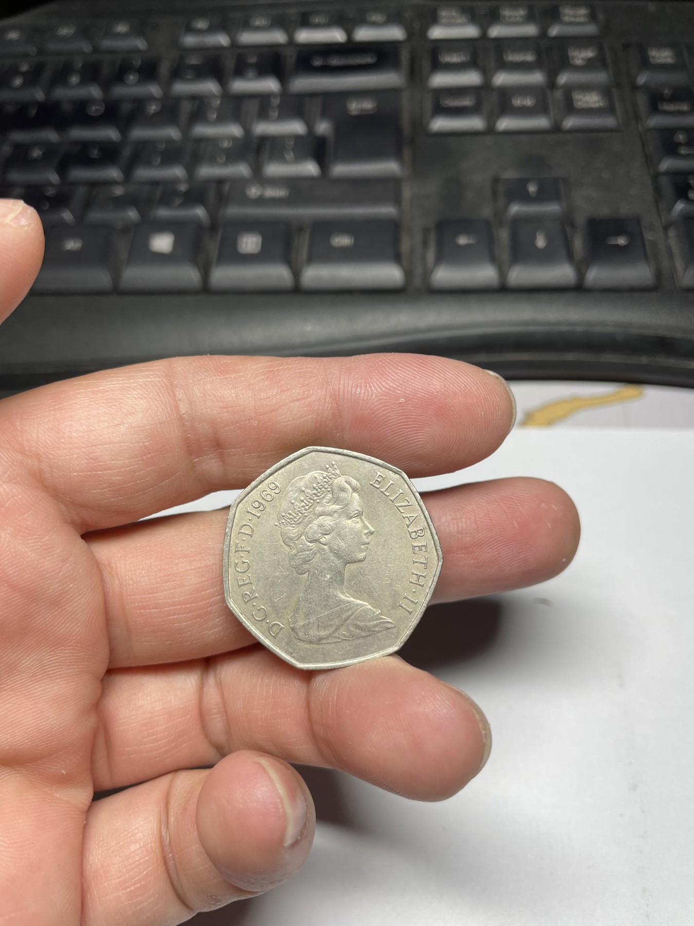 2024年集古藏今外币拍卖第五期-第5场—（总第45拍） 1969年英国50便士