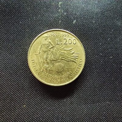 邮泉阁限时拍卖第四场 意大利硬币专场 - 意大利1999年200里拉纪念币