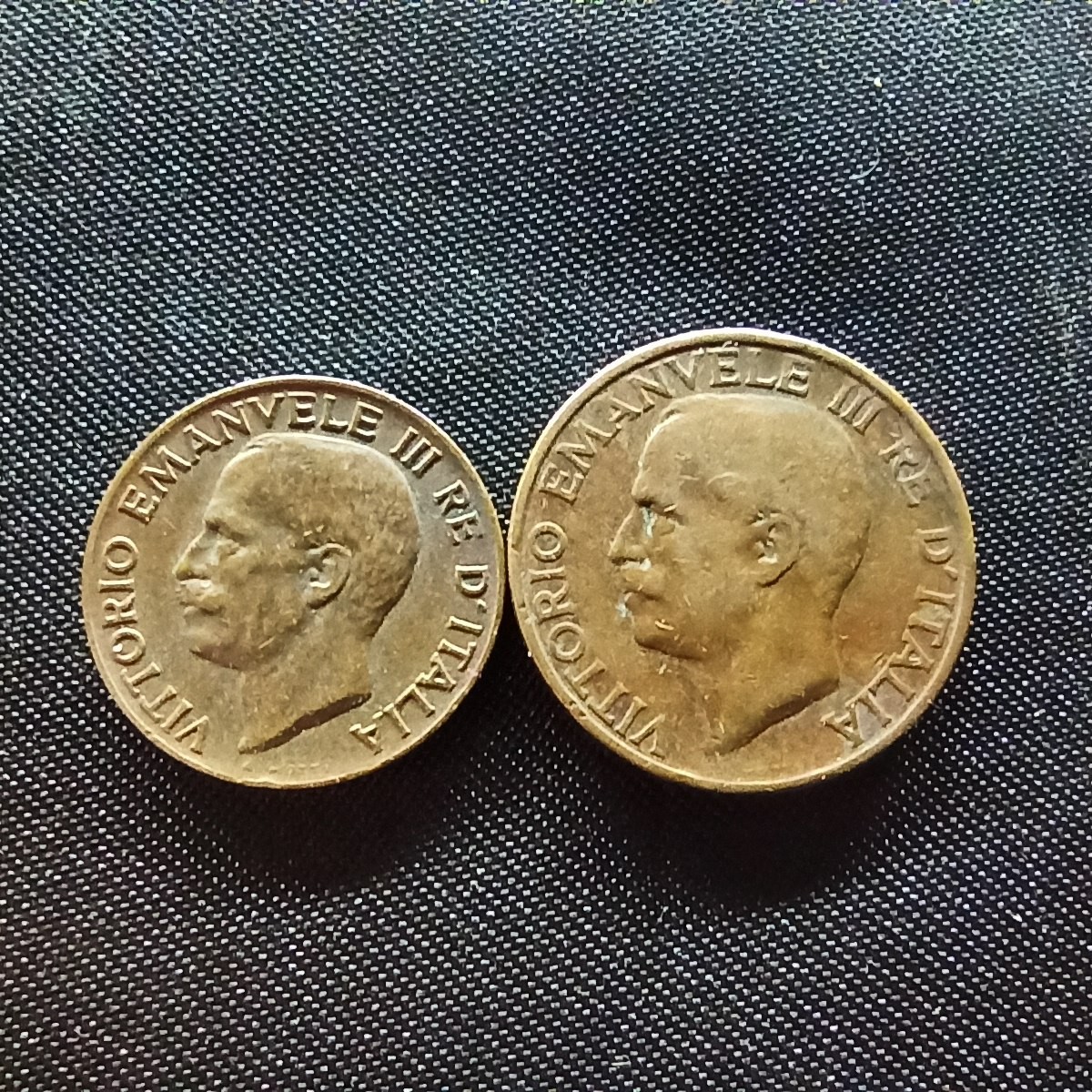 邮泉阁限时拍卖第四场 意大利硬币专场 意大利王国1934年5分10分2枚