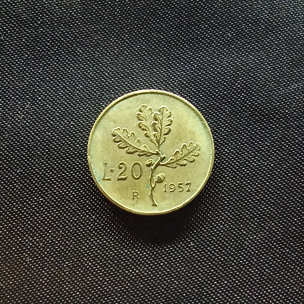 邮泉阁限时拍卖第四场 意大利硬币专场 意大利1957年20里拉宽7版