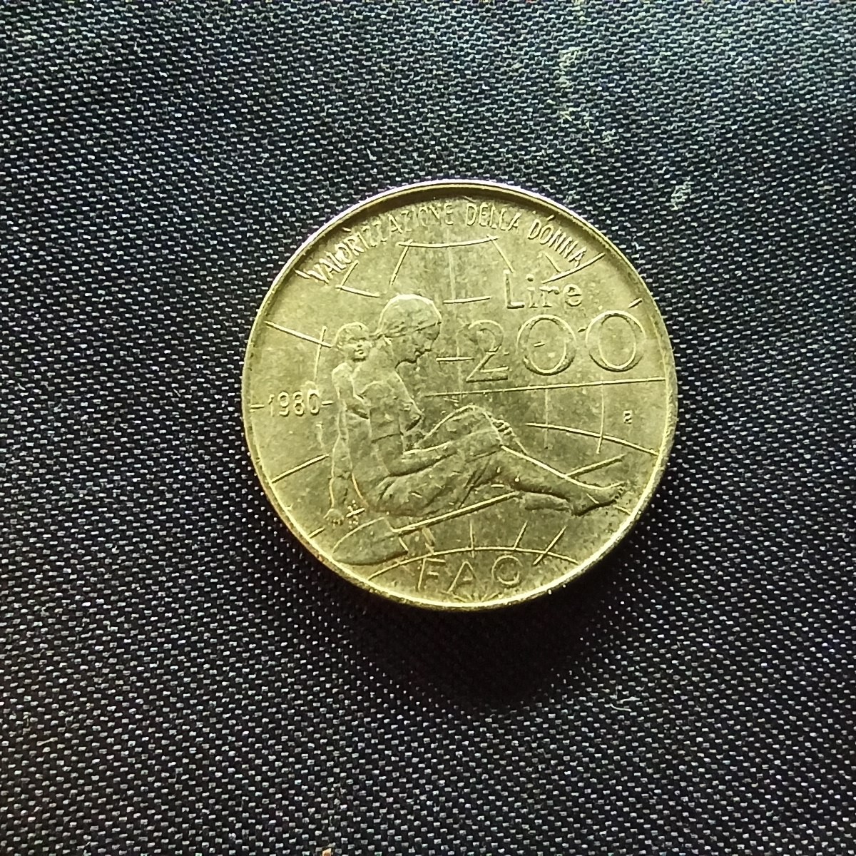 邮泉阁限时拍卖第四场 意大利硬币专场 意大利1980年200里拉纪念币