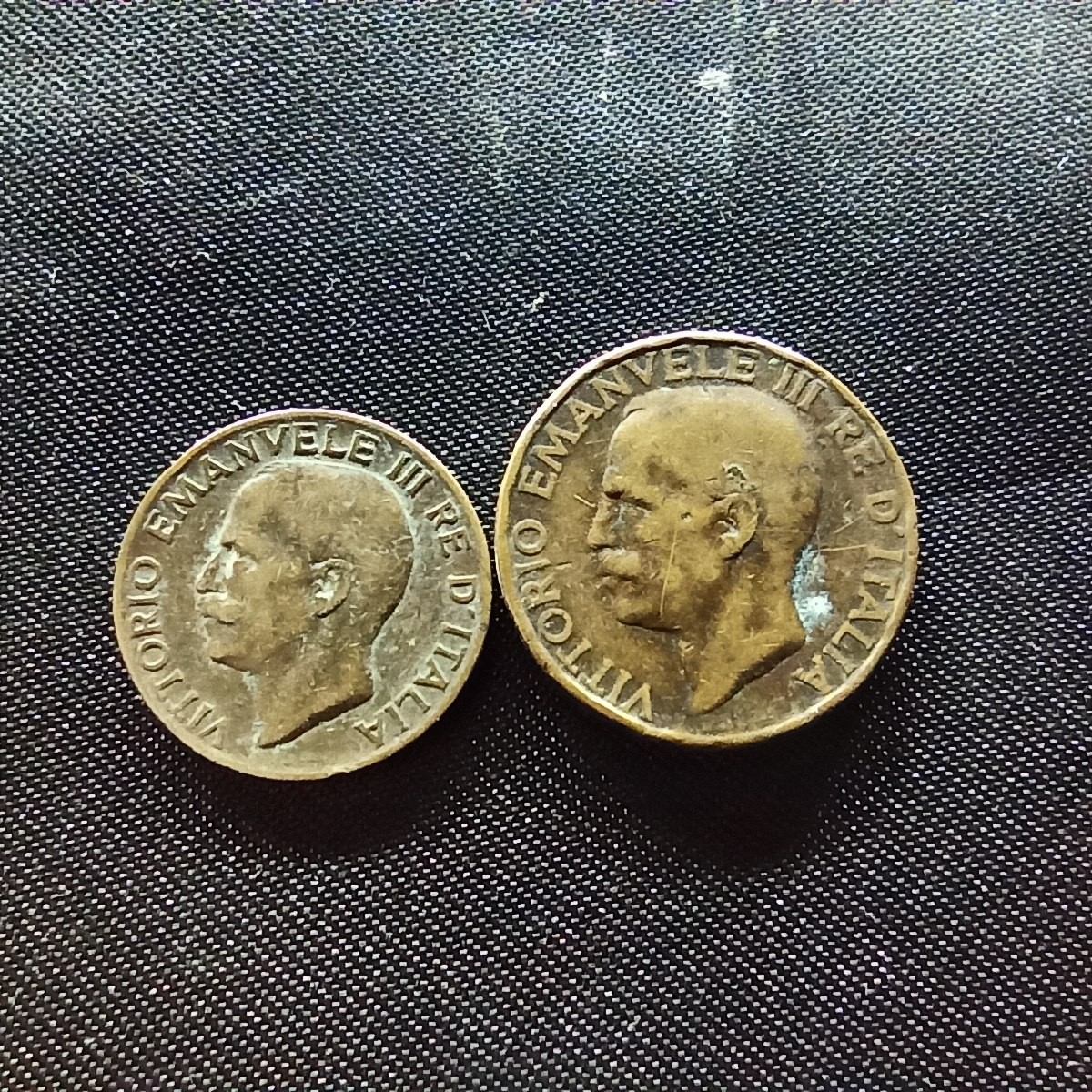 邮泉阁限时拍卖第四场 意大利硬币专场 意大利王国1926年5分10分2枚