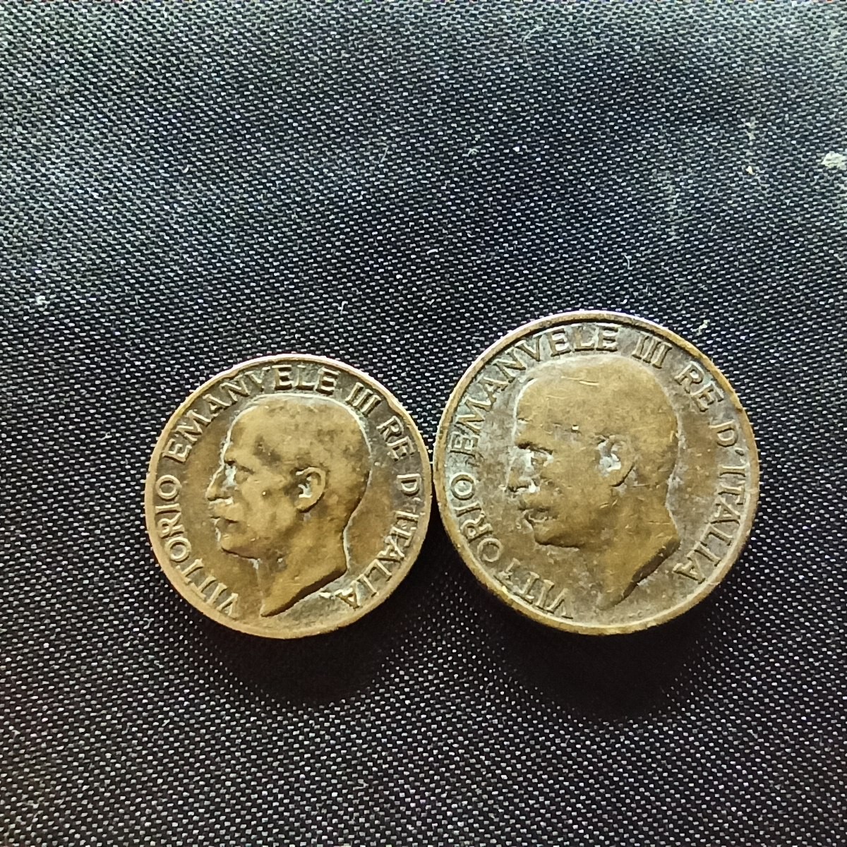 邮泉阁限时拍卖第四场 意大利硬币专场 意大利王国1929年5分10分2枚