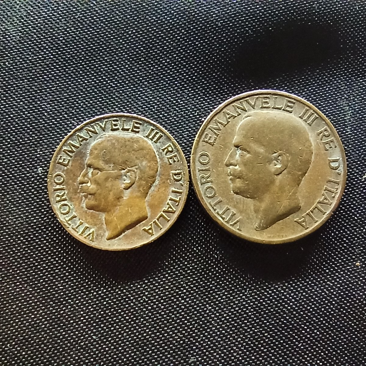 邮泉阁限时拍卖第四场 意大利硬币专场 意大利王国1933年5分10分2枚