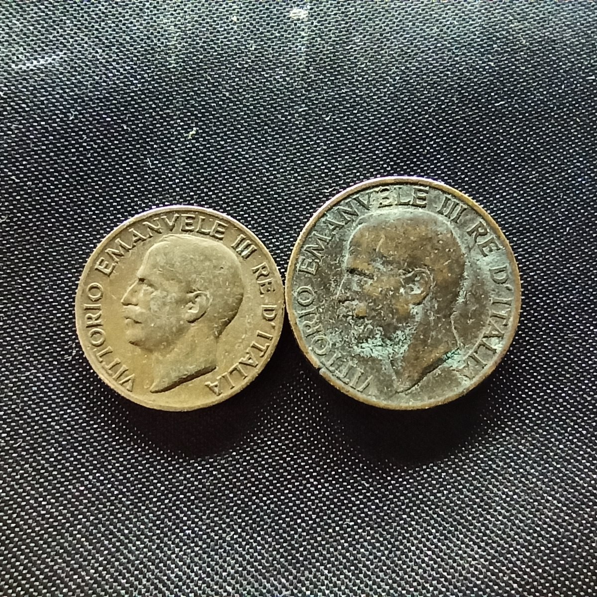 邮泉阁限时拍卖第四场 意大利硬币专场 意大利王国1923年5分10分2枚