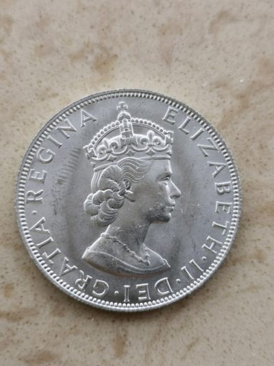 道一币馆币章第五十七场 - 百慕大群岛1964年1克朗银币