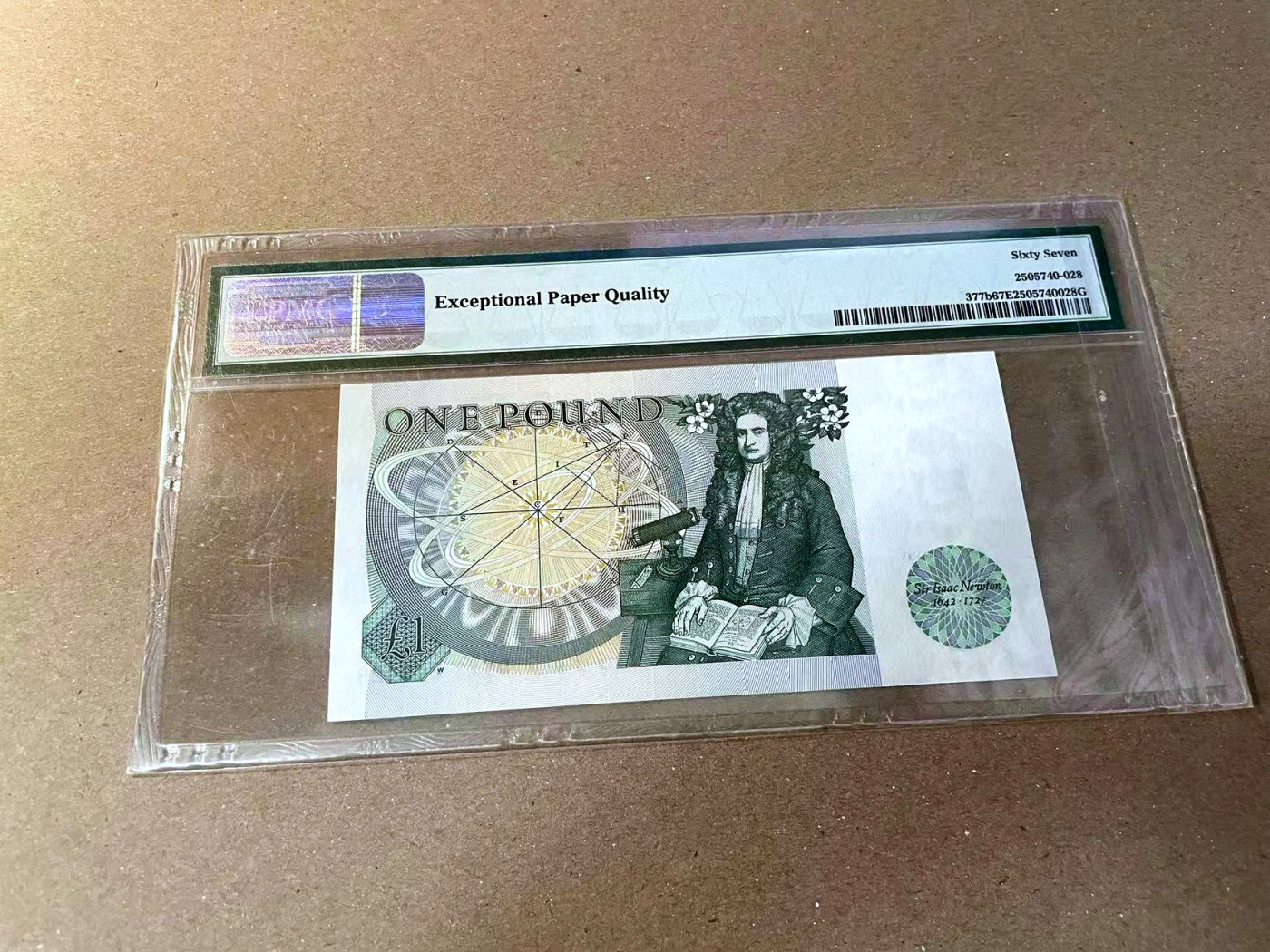 【Blue Auction】✨世界纸币精拍第466期【精】 英国 1981-84年1镑  PMG67EPQ 高分