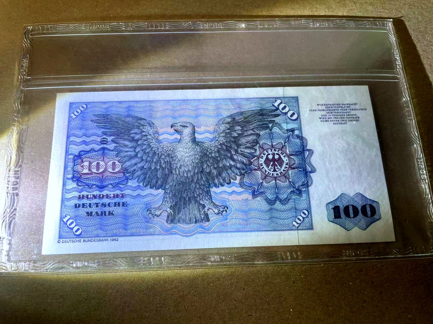 【Blue Auction】✨世界纸币精拍第466期【精】 德国 1980年100马克 明斯特 UNC-