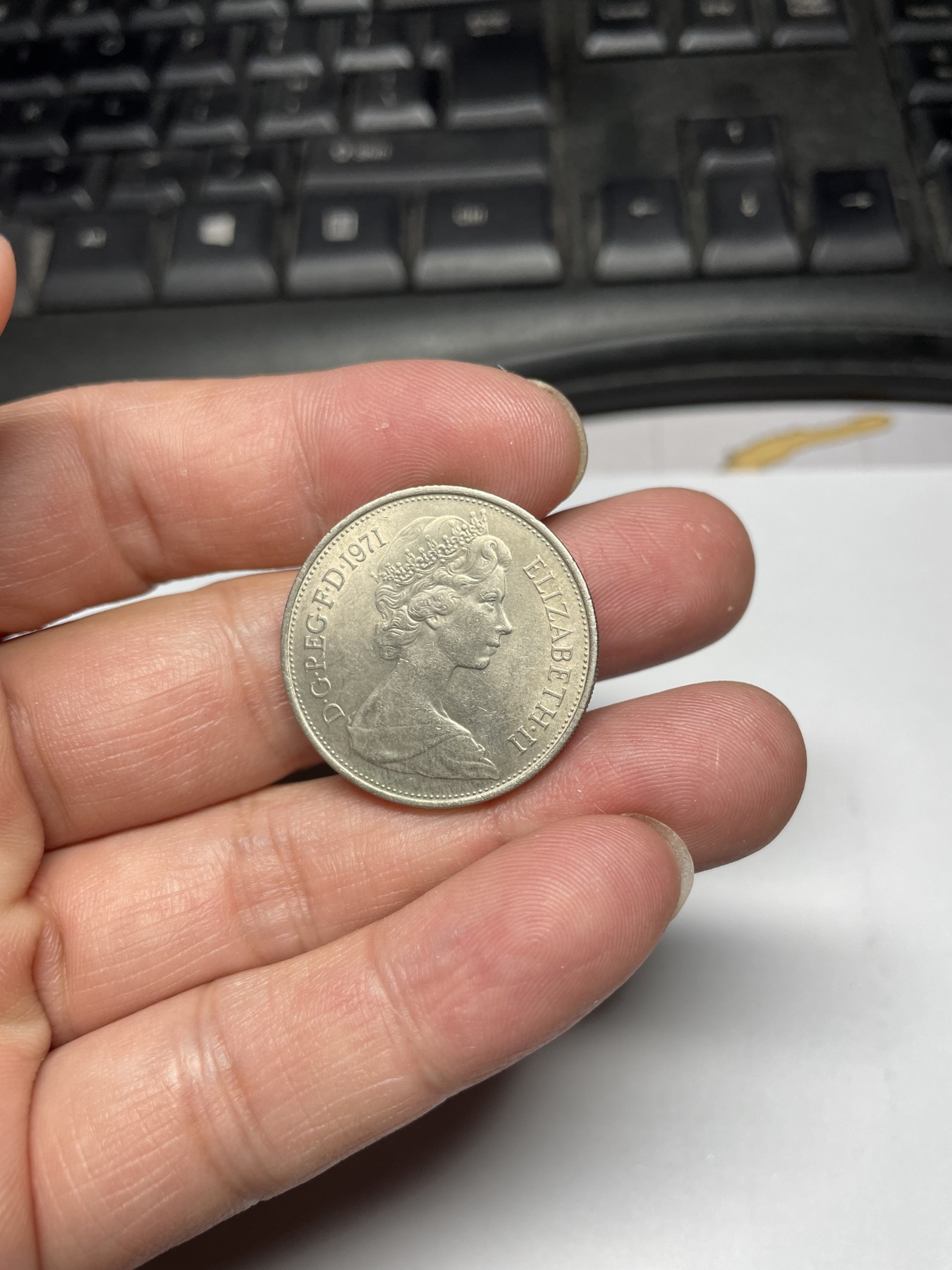 2024年集古藏今外币拍卖第五期-第5场—（总第45拍） 1971年英国10便士