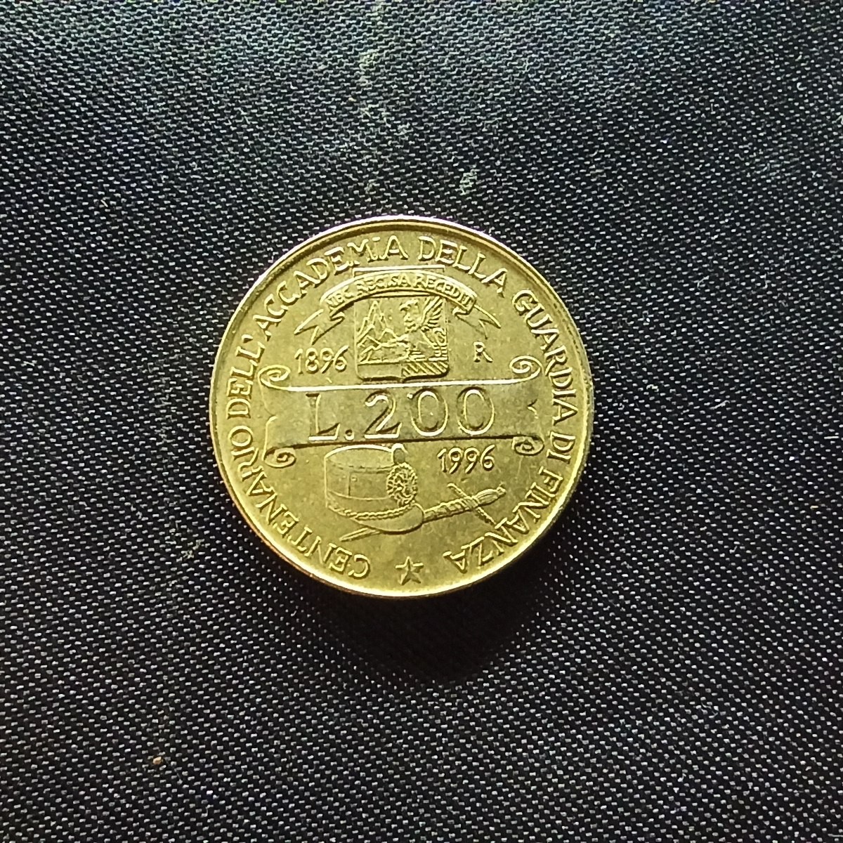 邮泉阁限时拍卖第四场 意大利硬币专场 意大利1996年200里拉纪念币