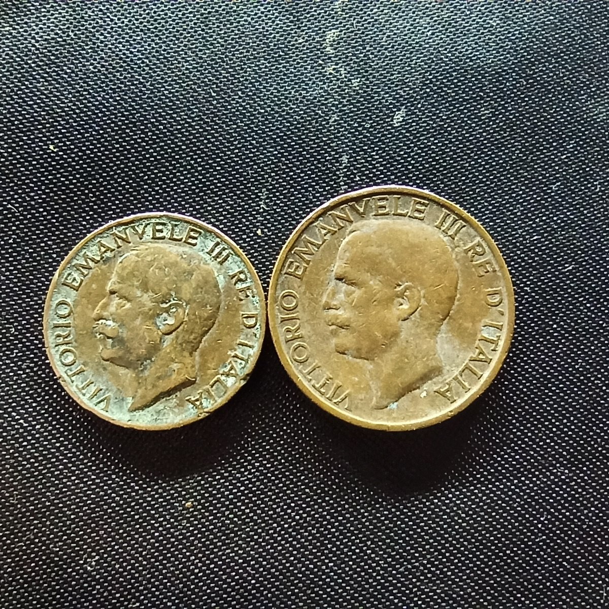 邮泉阁限时拍卖第四场 意大利硬币专场 意大利王国1920年5分10分2枚