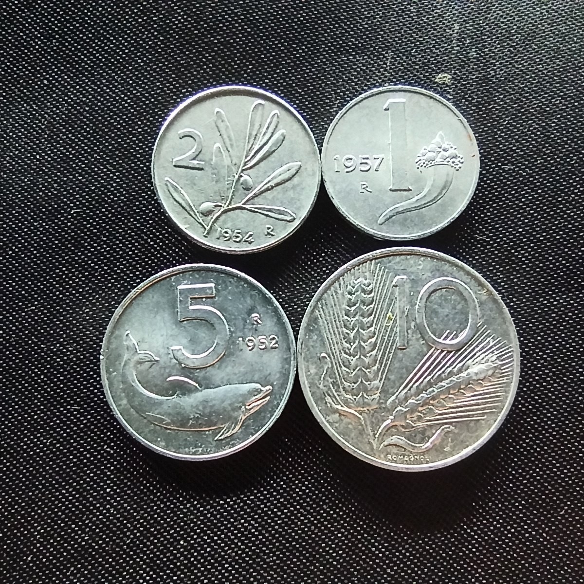 邮泉阁限时拍卖第四场 意大利硬币专场 意大利铝币4枚