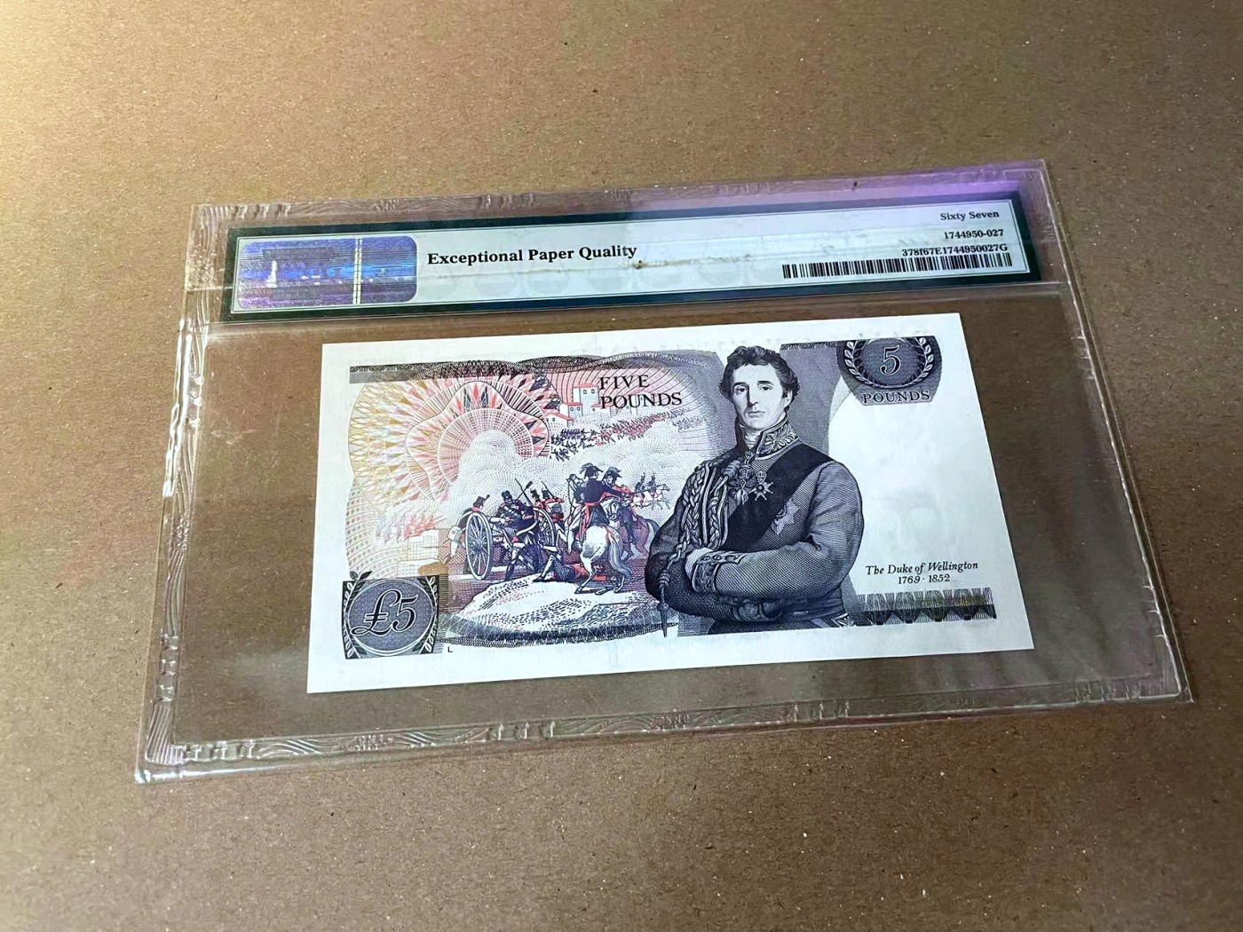 【Blue Auction】✨世界纸币精拍第466期【精】 英国 D序列 1988-91年5镑  PMG67EPQ 高分