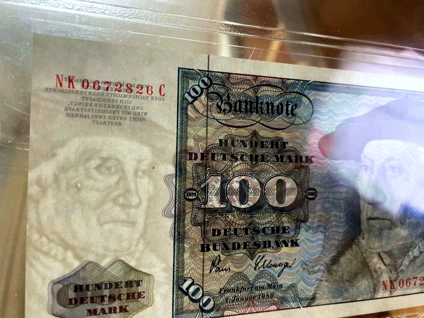 【Blue Auction】✨世界纸币精拍第466期【精】 德国 1980年100马克 明斯特 UNC-