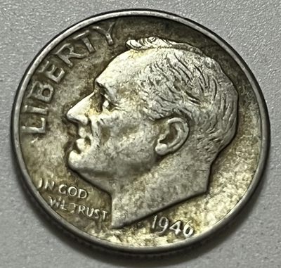 神仙姐姐散币好品专场第三十五期（无佣金满邮自动发出 - 1946年 美国10分银币