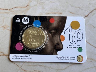 【海寕潮】拍卖第107期 - 【海寧潮】比利时2019撒尿男孩小于廉铜像400周年纪念铜币