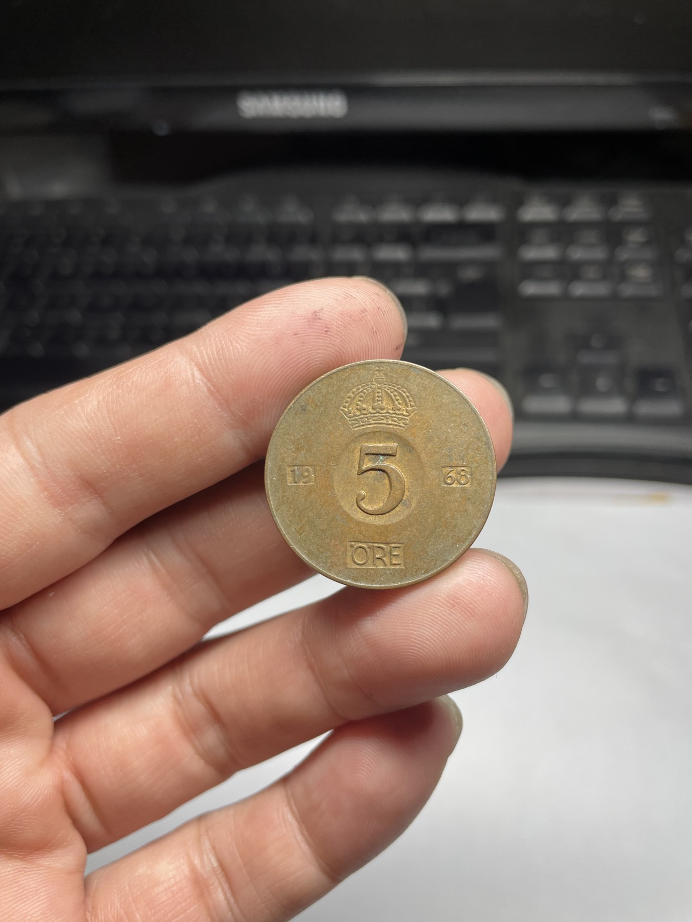 2024年集古藏今外币拍卖第五期-第6场—（总第46拍） 1968年瑞典5欧尔