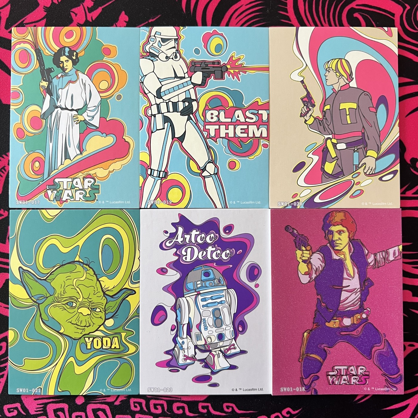 锦色铺子的卡拍 第十九期 CARD.FUN  STAR WARS 星球大战 6张 厚卡