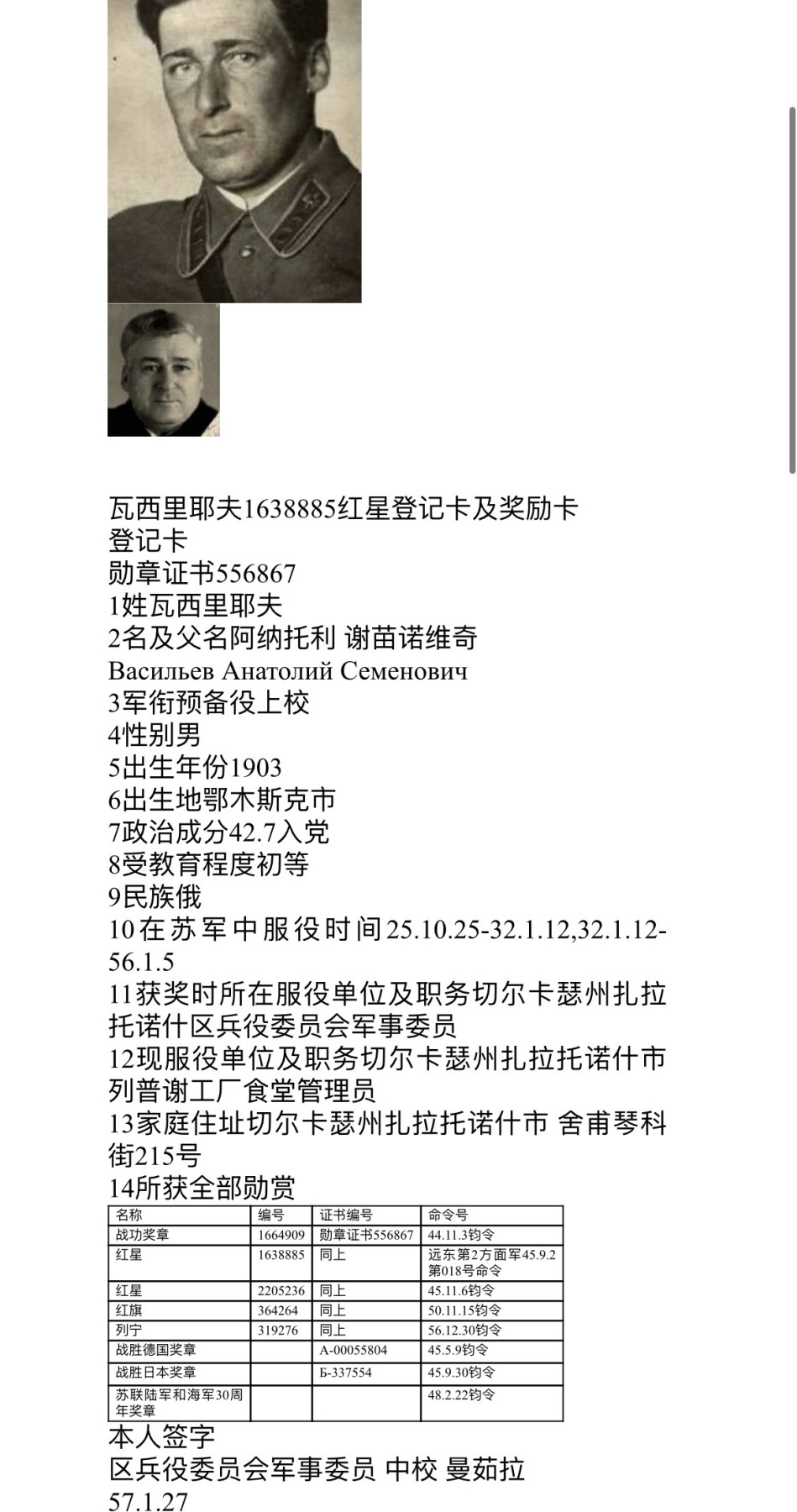 大猫徽章拍 第246期 苏联红星勋章1⃣️ 档案齐全