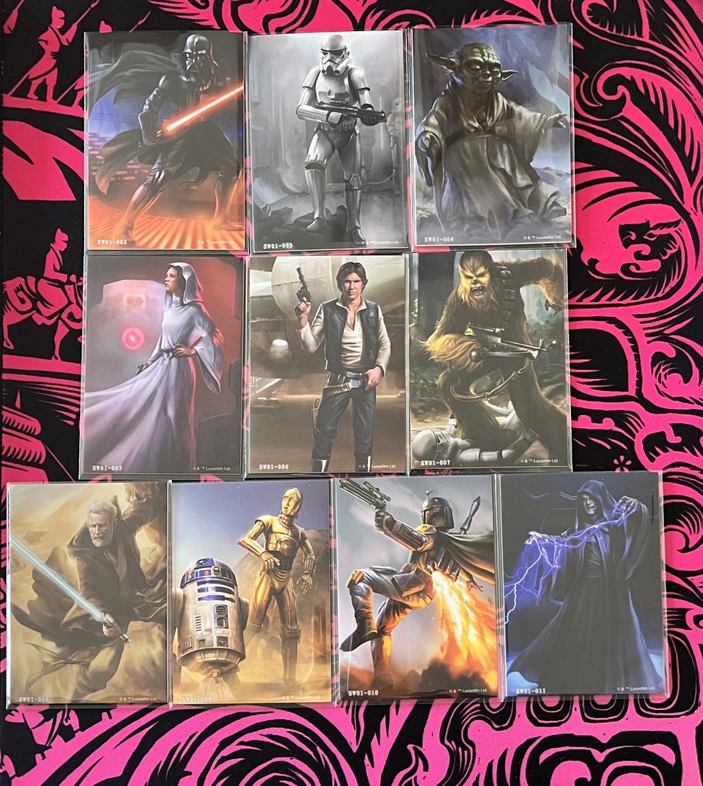 锦色铺子的卡拍 第十九期 CARD.FUN  STAR WARS 星球大战 10张 厚卡