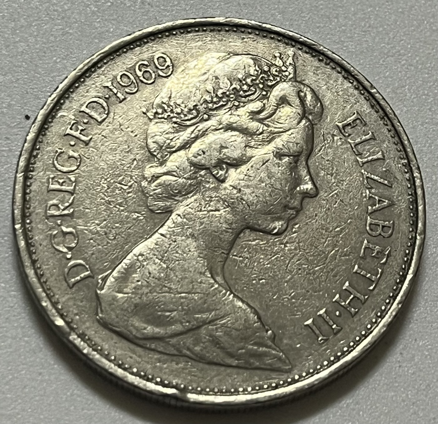 神仙姐姐散币好品专场第三十五期（无佣金满邮自动发出 1969年 英国10便士