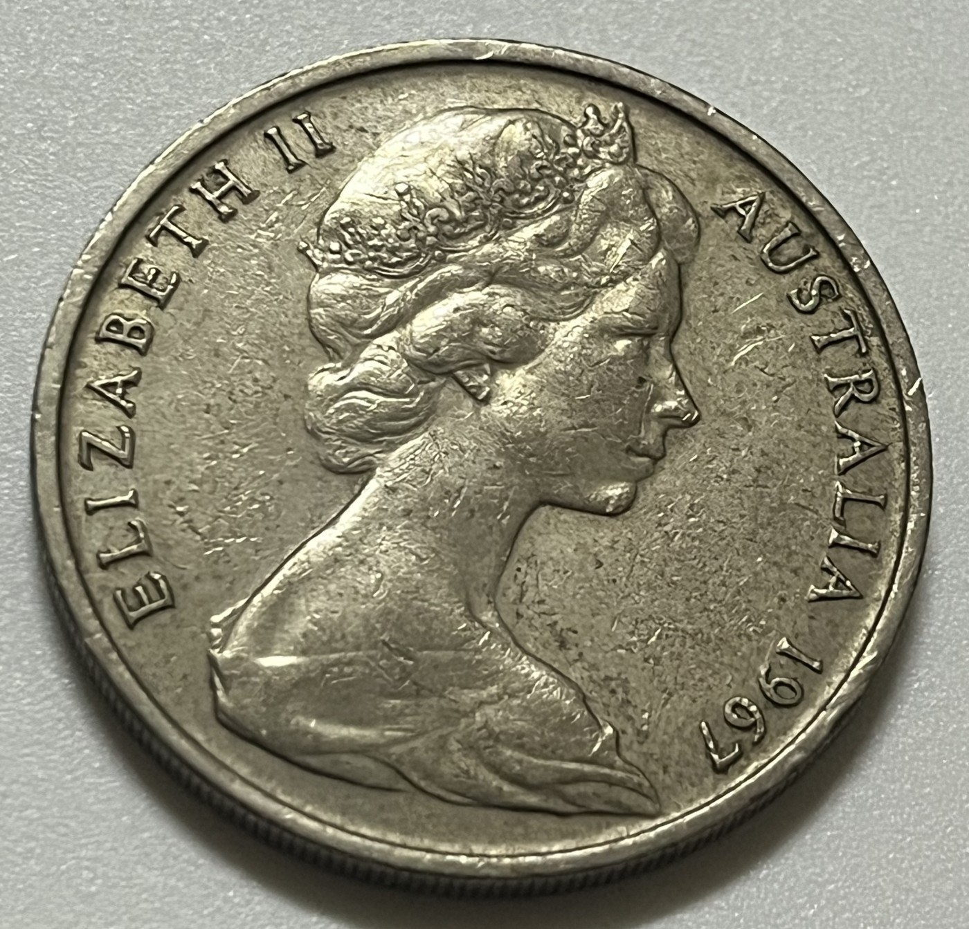 神仙姐姐散币好品专场第三十五期（无佣金满邮自动发出 1967年 澳大利亚20分