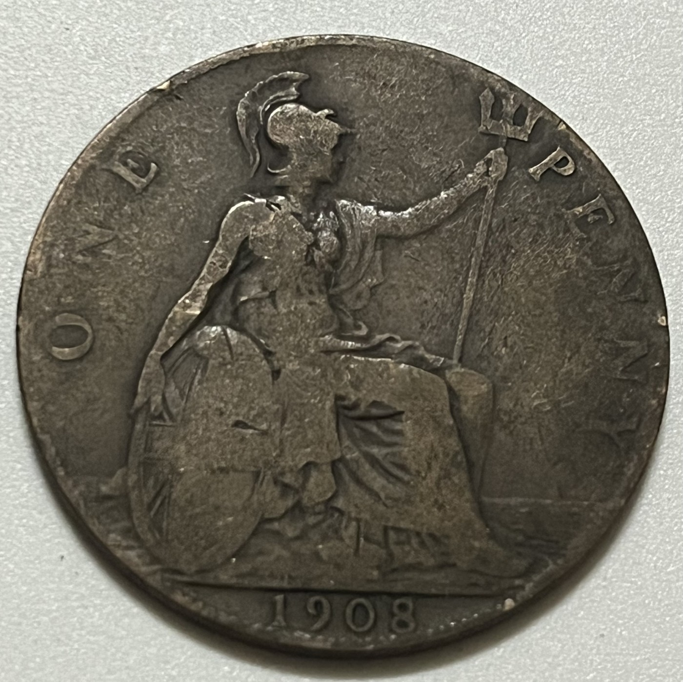 神仙姐姐散币好品专场第三十五期（无佣金满邮自动发出 1908年 英国1便士