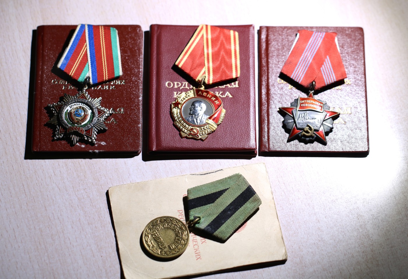 大猫徽章拍 第246期 苏联列宁勋章套 友谊为百位小号 列宁全品 有盒