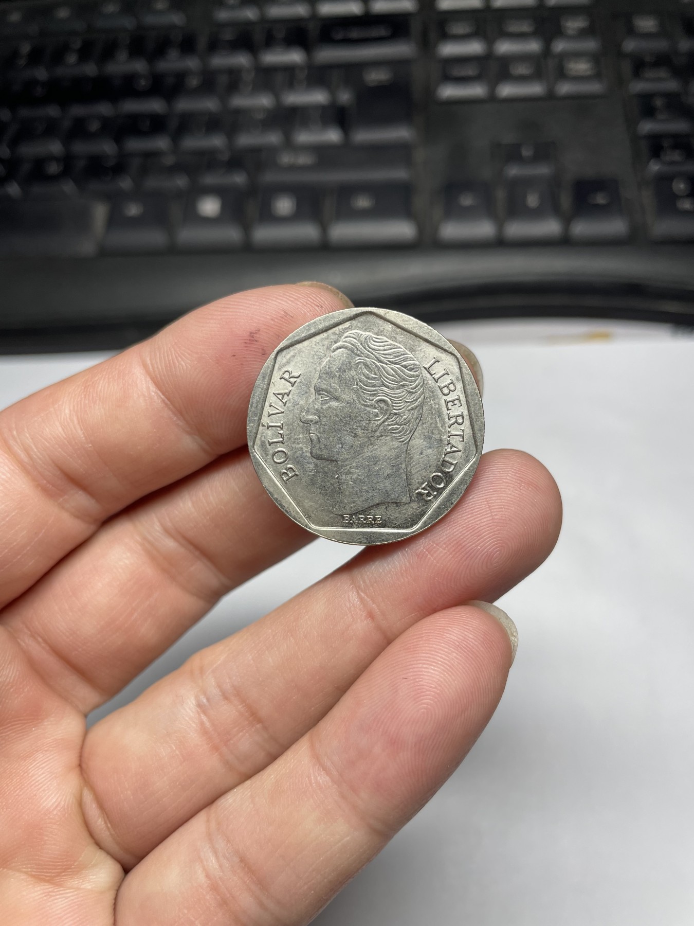 2024年集古藏今外币拍卖第五期-第6场—（总第46拍） 1998委内瑞拉500元